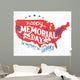 Happy Memorial Day Memory Wall Decal