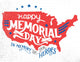 Happy Memorial Day Memory Wall Decal