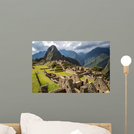 Nice view of Machu Picchu, Peru, South America Wall Mural