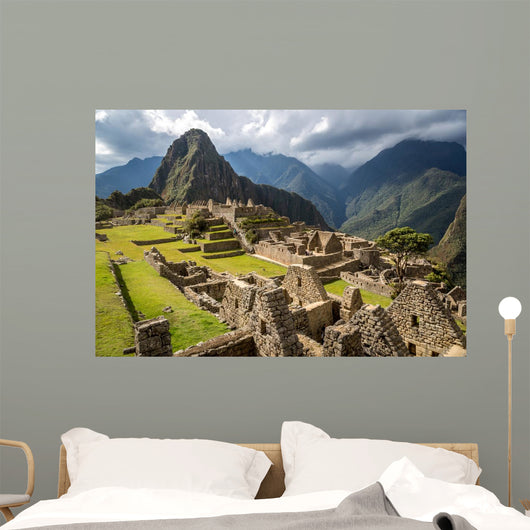 Nice view of Machu Picchu, Peru, South America Wall Mural