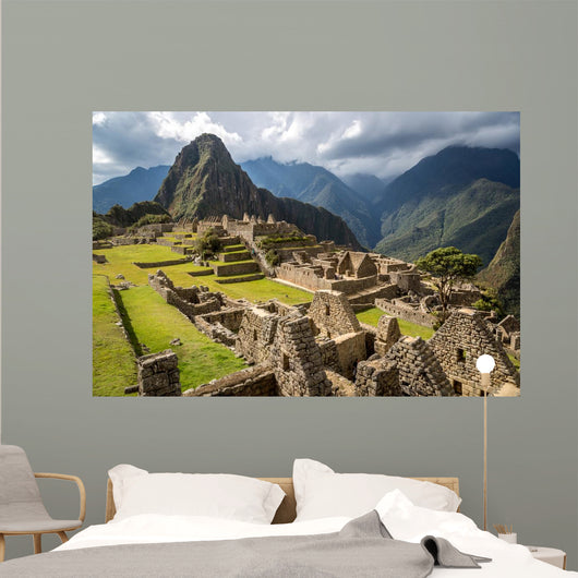 Nice view of Machu Picchu, Peru, South America Wall Mural