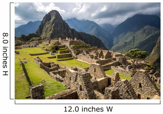 Nice view of Machu Picchu, Peru, South America Wall Mural