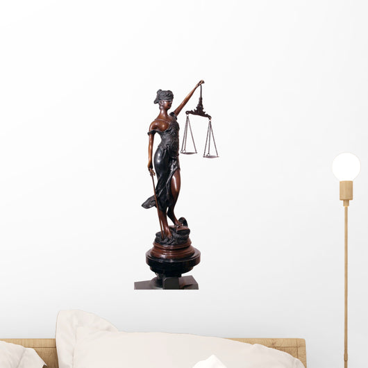 Lady Justice Wall Decal
