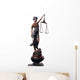 Lady Justice Wall Decal