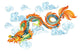 Asian Chinese Dragon Wall Decal