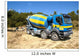 Concrete Truck Wall Mural