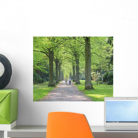 Sunday Walk Wall Decal