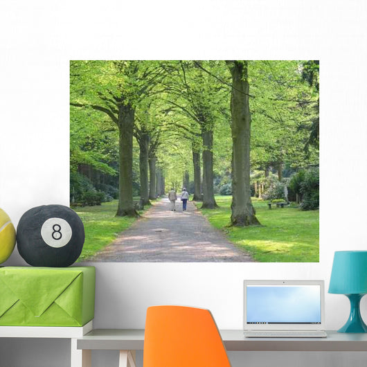 Sunday Walk Wall Decal