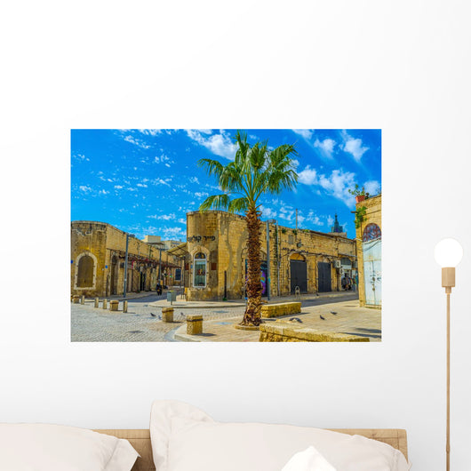 Corner Buildings Old Jaffa Wall Decal