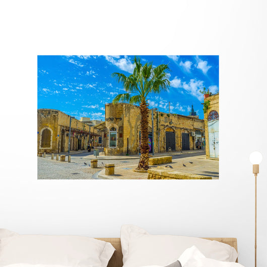 Corner Buildings Old Jaffa Wall Decal