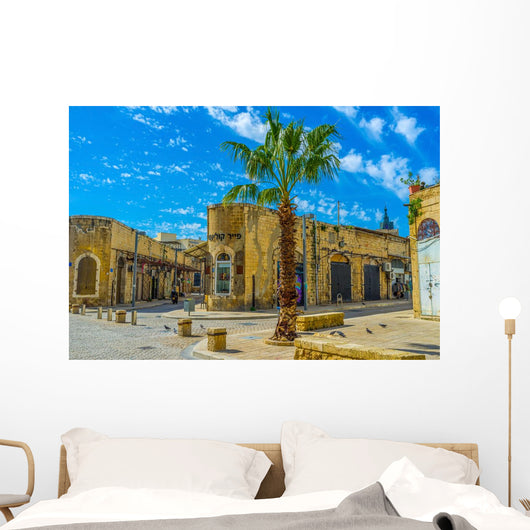 Corner Buildings Old Jaffa Wall Decal