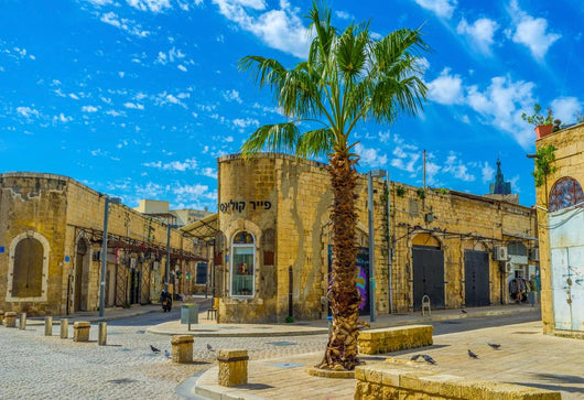 Corner Buildings Old Jaffa Wall Decal