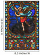 The Archangel Michael (stained Glass Window) Wall Mural