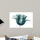 X-ray Image Flower White Wall Decal