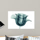 X-ray Image Flower White Wall Decal