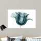 X-ray Image Flower White Wall Decal