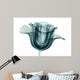 X-ray Image Flower White Wall Decal
