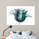 X-ray Image Flower White Wall Decal