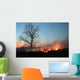 Night Fire Wall Decal