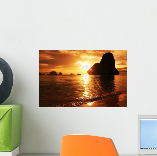 Sea Sunset Wall Decal Design 3