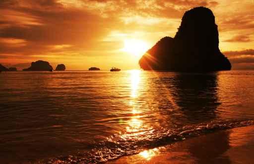 Sea Sunset Wall Decal Design 3