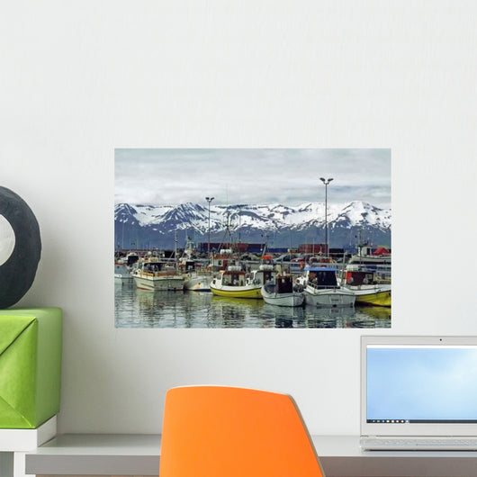 Fishing Port Husavik Wall Decal