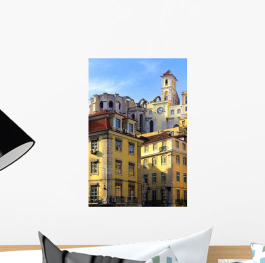 Lisbon Buildings Wall Decal