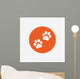 Paw Sign Icon Dog Wall Decal