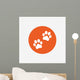 Paw Sign Icon Dog Wall Decal