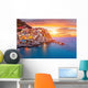 Old village Manarola, coast of Italy Wall Decal