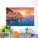 Old village Manarola, coast of Italy Wall Decal