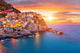 Old village Manarola, coast of Italy Wall Decal