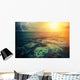 Stormy Sunny Ocean Wall Mural