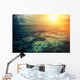 Stormy Sunny Ocean Wall Mural