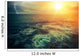 Stormy Sunny Ocean Wall Mural