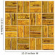Abstract Parquet Wall Decal