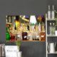 Many bottles of alcohol Wall Mural
