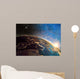 Detailed colorful Earth,
highly detailed planet earth in the morning Wall Mural