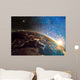 Detailed colorful Earth,
highly detailed planet earth in the morning Wall Mural