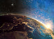 Detailed colorful Earth,
highly detailed planet earth in the morning Wall Mural