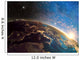 Detailed colorful Earth,
highly detailed planet earth in the morning Wall Mural