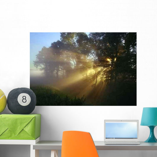 Sun Rays Wall Decal Design 2