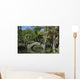 Stone Walkway over Dirty Wall Decal