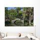 Stone Walkway over Dirty Wall Decal