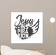 Bible Lettering Christian Art Wall Decal