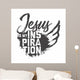 Bible Lettering Christian Art Wall Decal