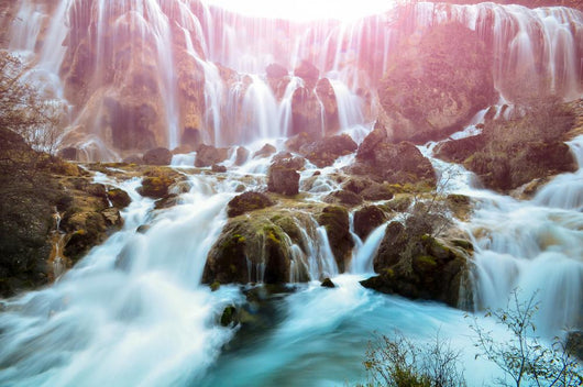 Waterfall in Jiuzhaigou national park, China Wall Mural