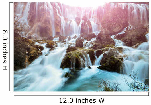 Waterfall in Jiuzhaigou national park, China Wall Mural