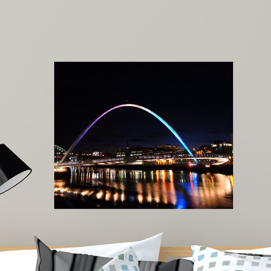 Newcastle upon Tyne - Gateshead Millennium Bridge Wall Mural