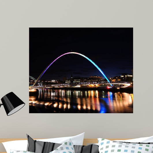 Newcastle upon Tyne - Gateshead Millennium Bridge Wall Mural